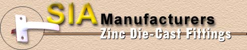 zinc alloy fittings, zinc die casting fittings, zinc door fasteners, zinc hardware fittings, zinc hardware from india